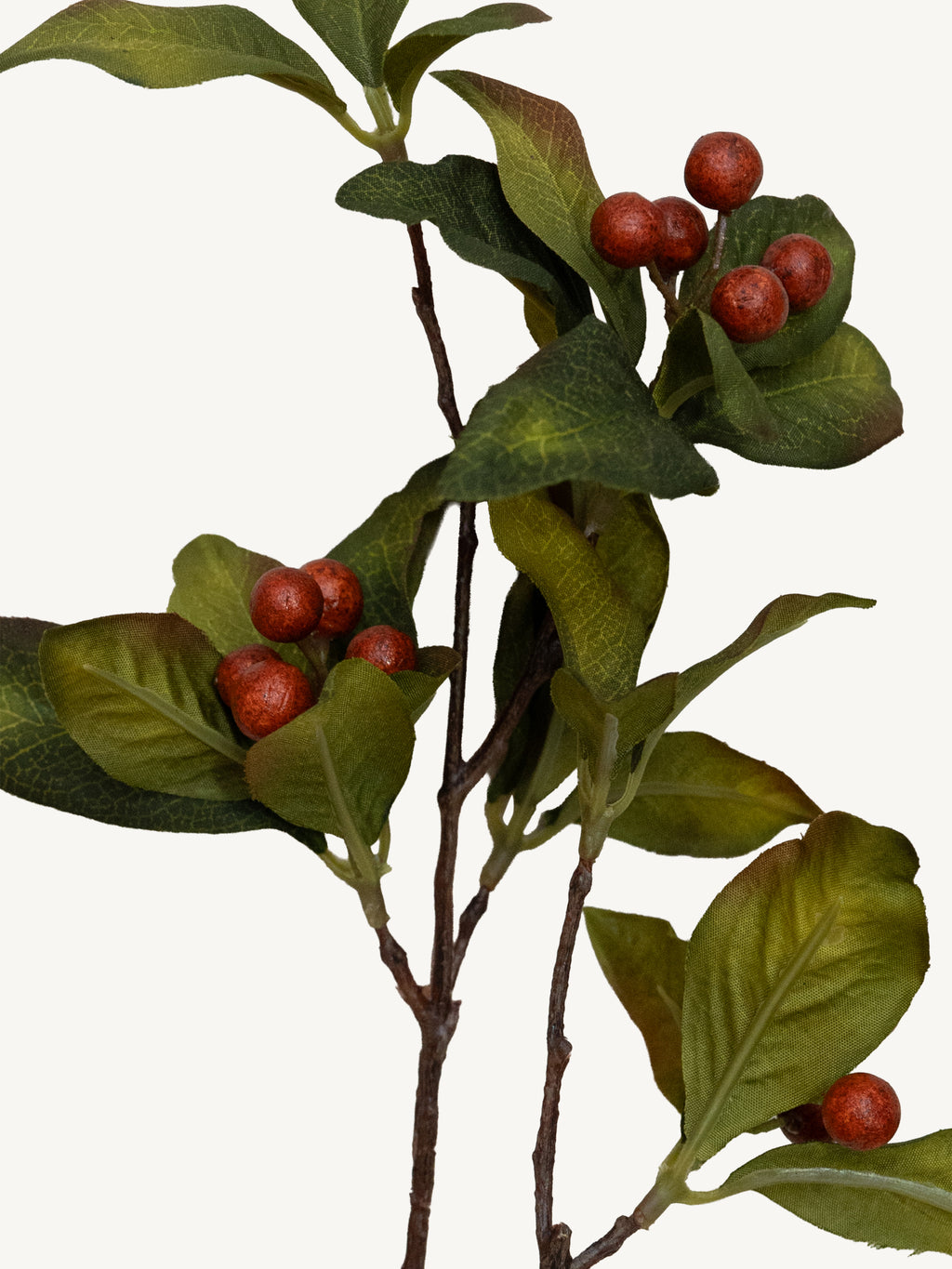 Branch BEGONIA LEAF 110cm orange