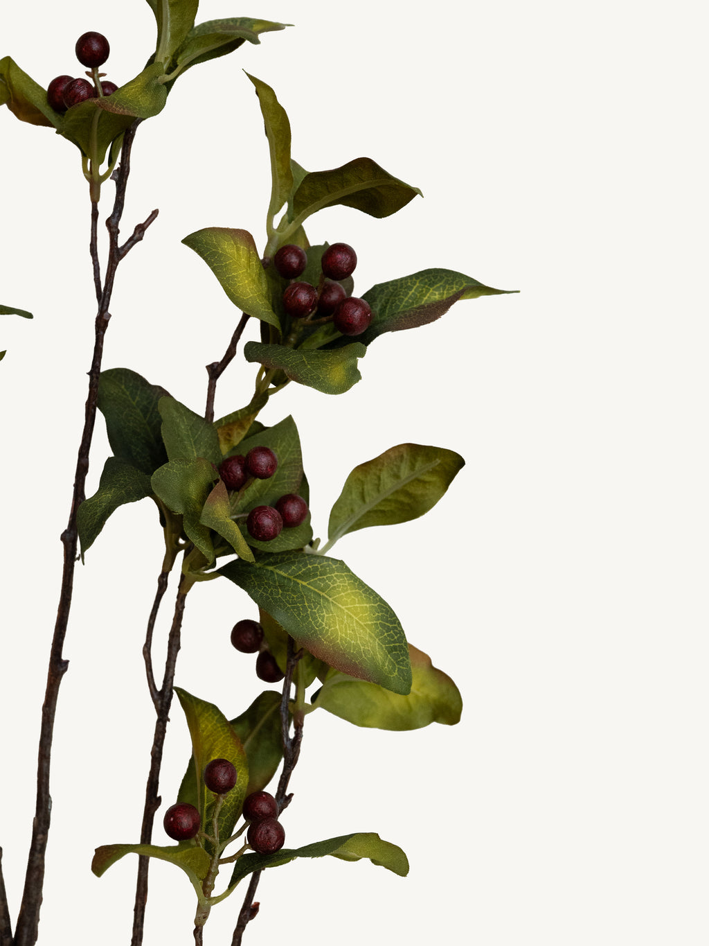 Branch BEGONIA LEAF 110cm red