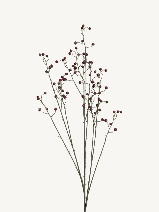 Branch ROSE HIP 134cm red