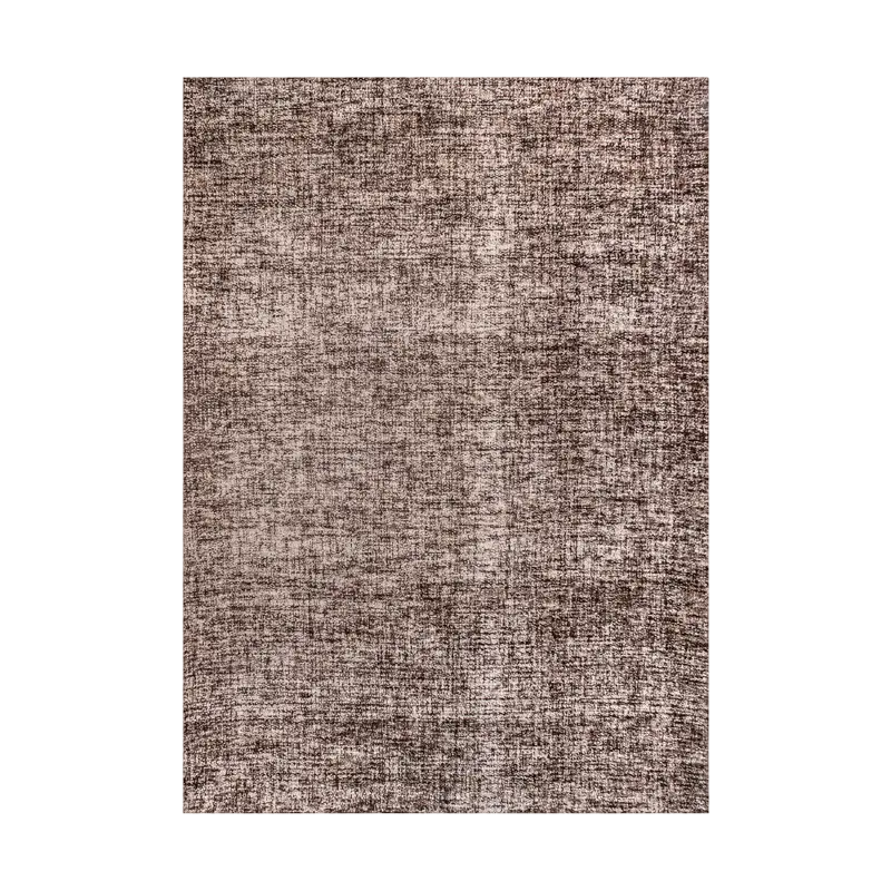 Carpet hand tufted brown/natural wool 160x230