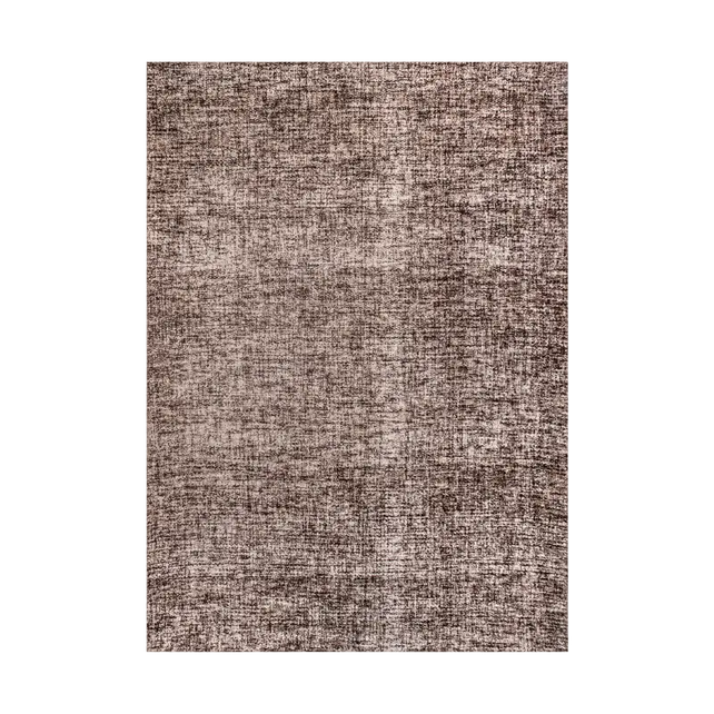 Carpet hand tufted brown/natural wool 160x230
