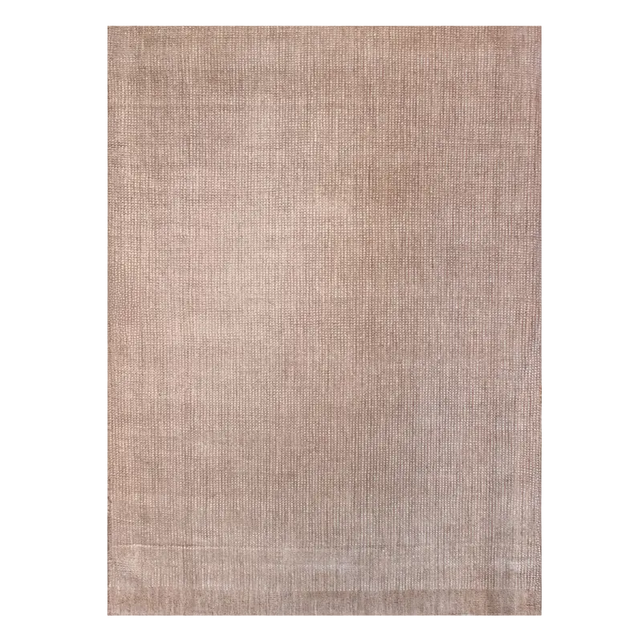 Carpet hand woven natural/white wool 300x400