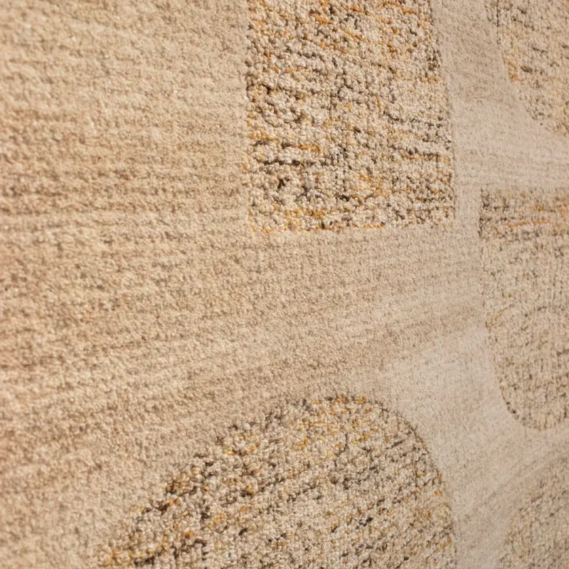 Carpet hand tufted champagne multi wool 160x230