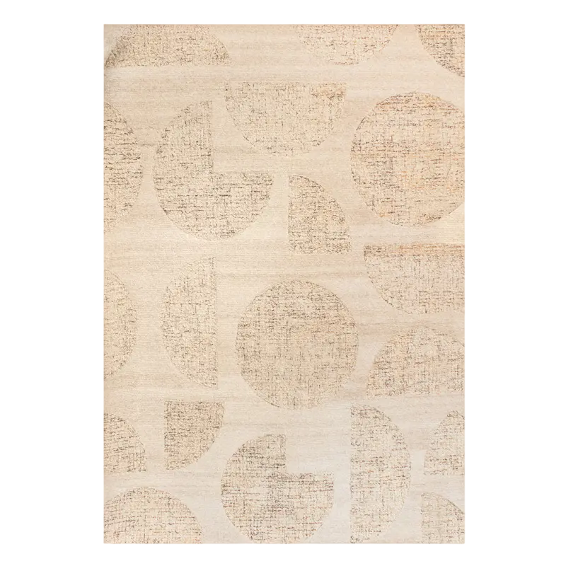 Carpet hand tufted champagne multi wool 300x400