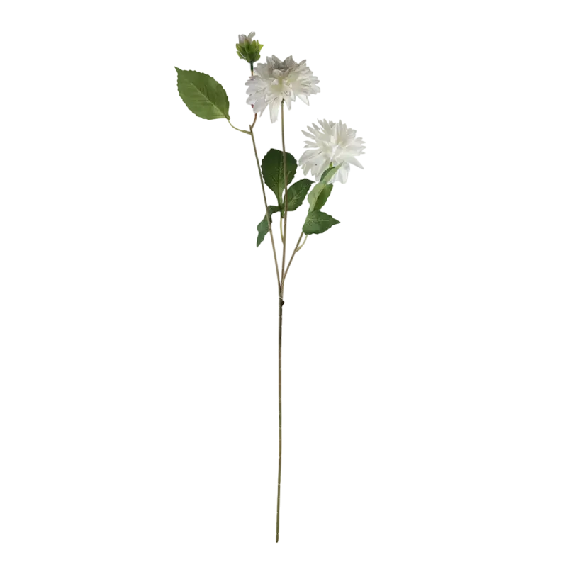 Flower multi chrysanthemum white 72cm