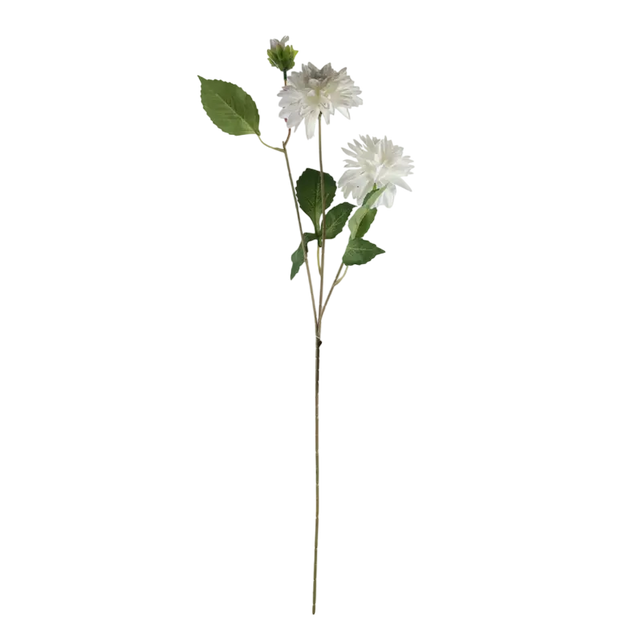 Flower multi chrysanthemum white 72cm