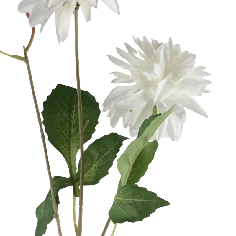 Flower multi chrysanthemum white 72cm