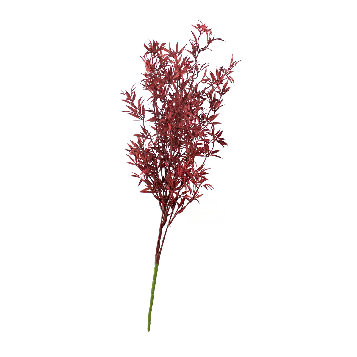 Flower bamboo leaf dark red 56cm