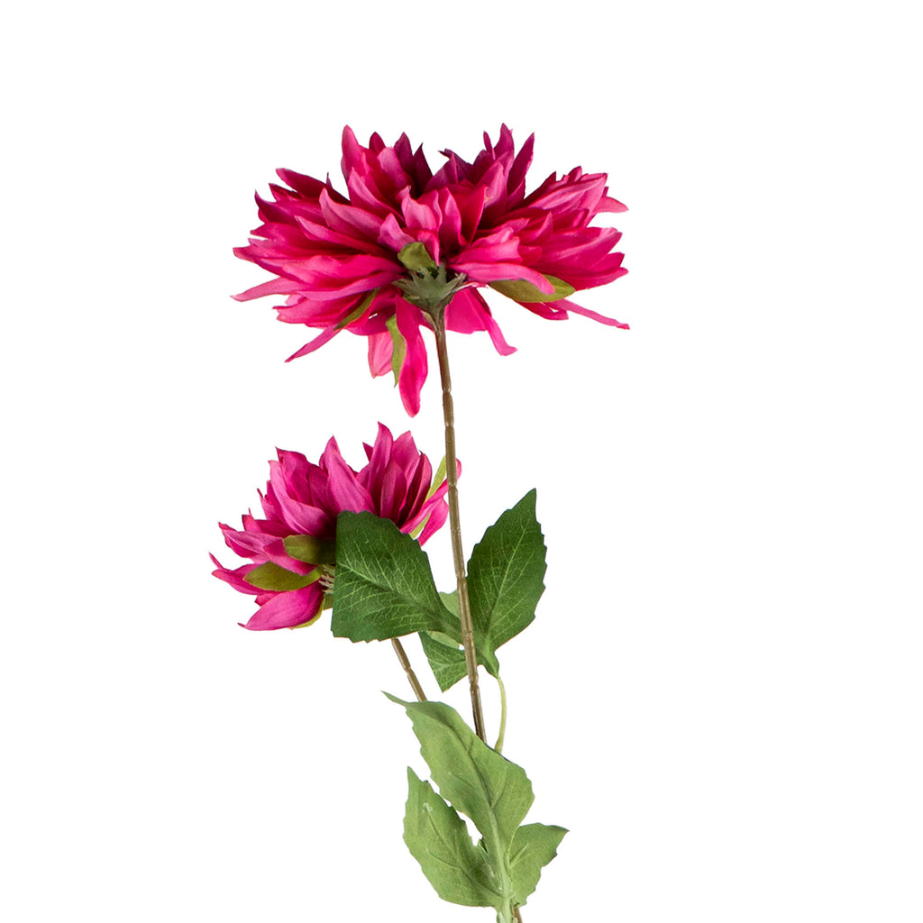 Flower multi dahlia fuchsia 80cm