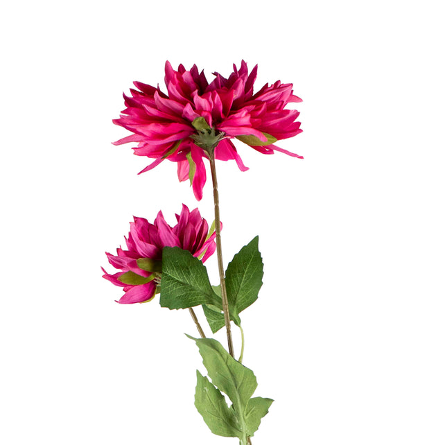 Flower multi dahlia fuchsia 80cm