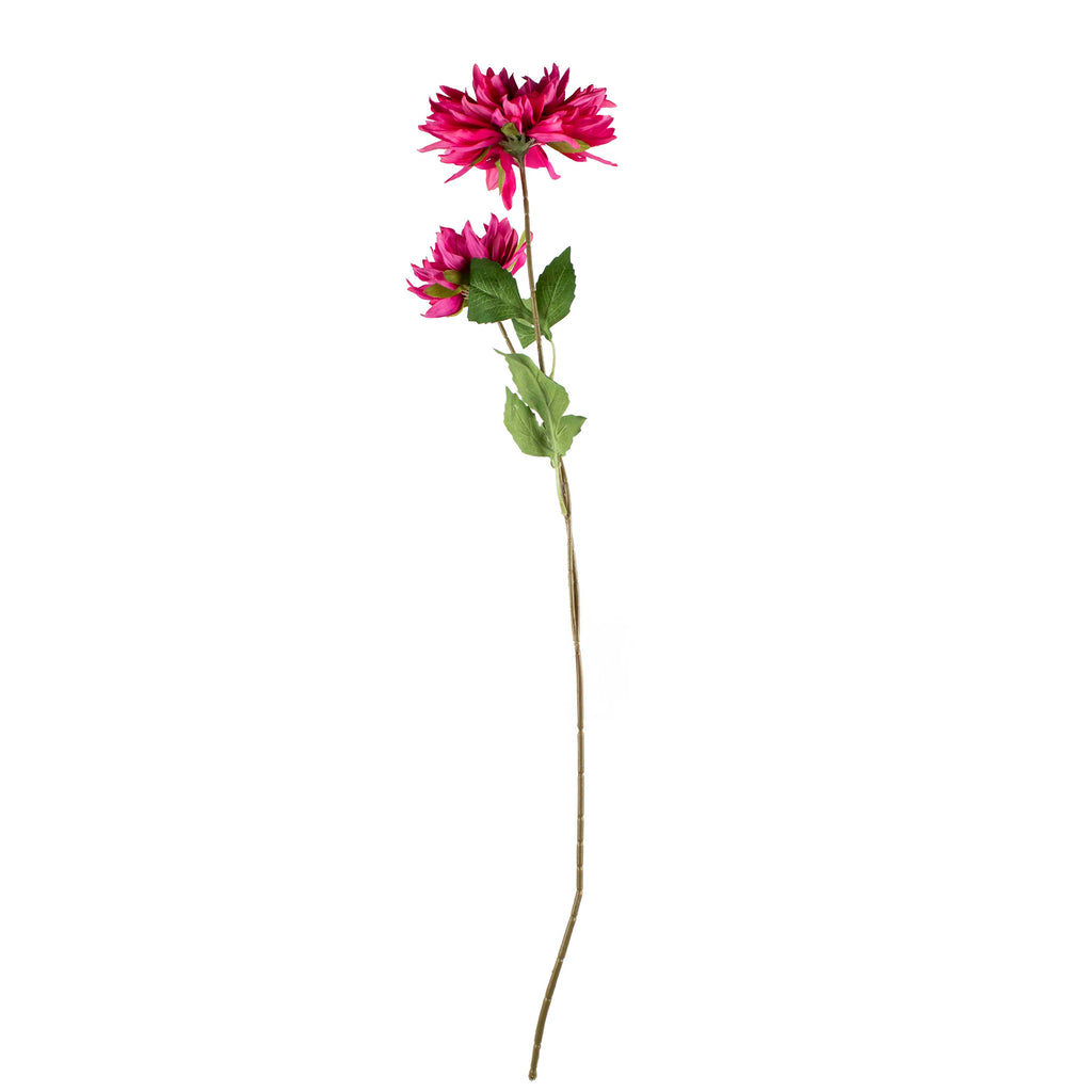 Flower multi dahlia fuchsia 80cm