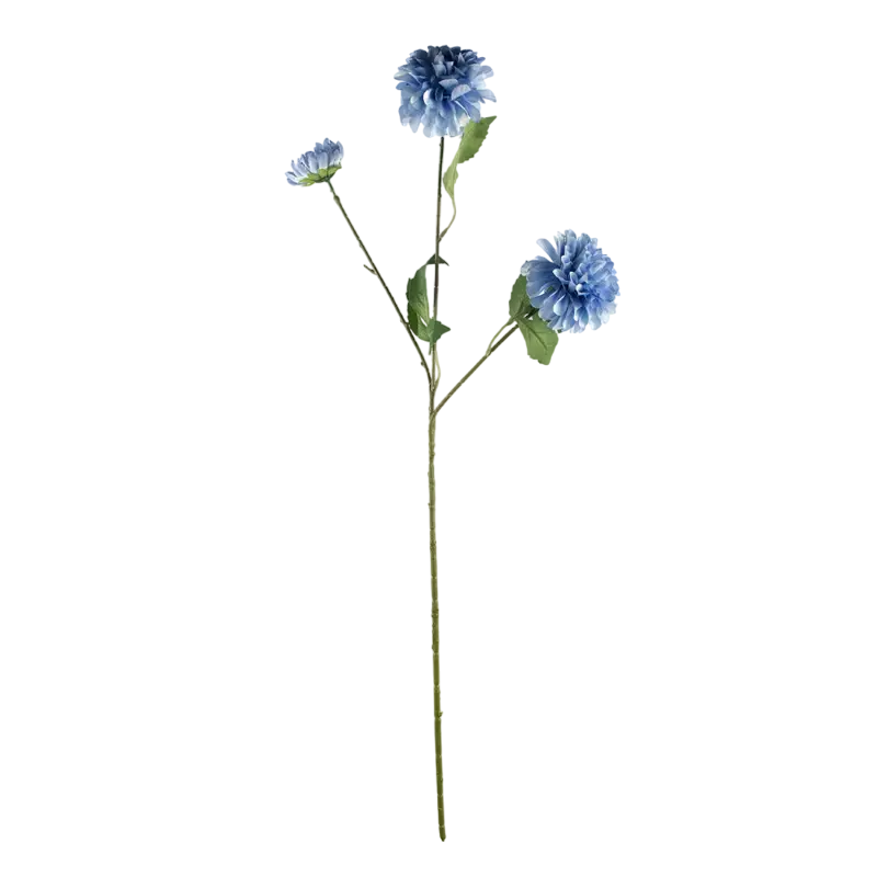 Flower multi dahlia blue 77cm