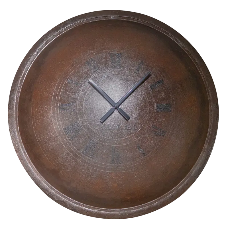 Wall clock rust IR 90x12x90