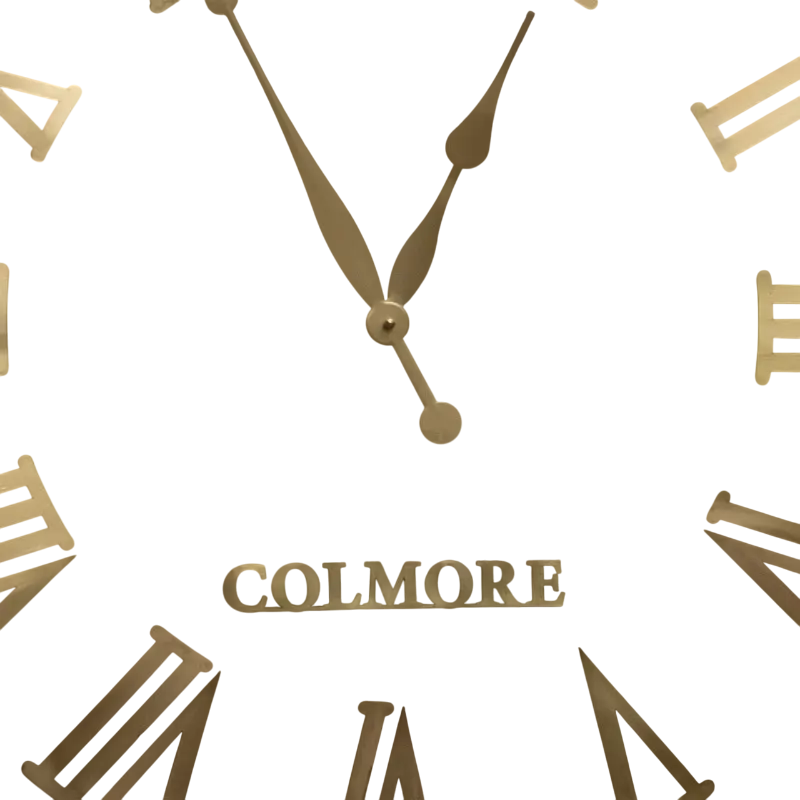 Wall clock brown wood 76x5x76