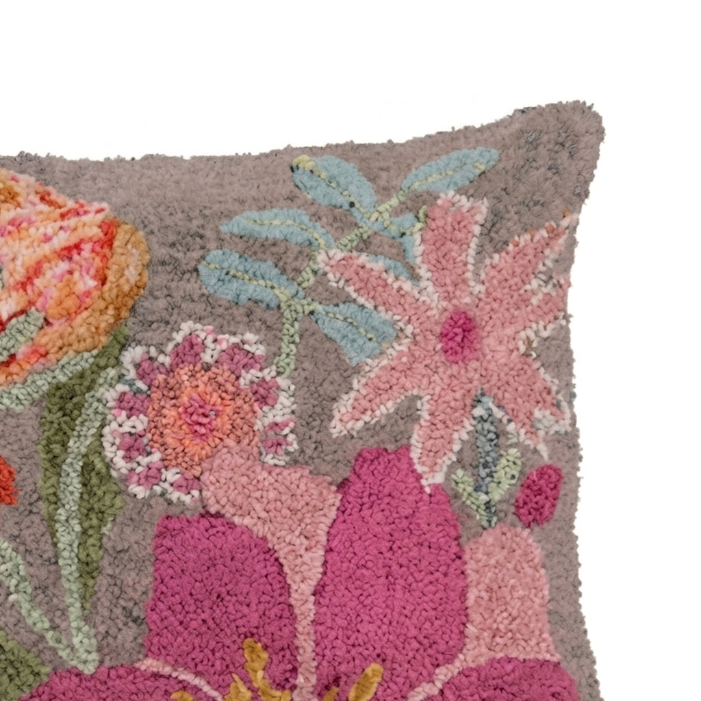 Kissen CLOVER handgewebt 50x30cm mehrfarbig