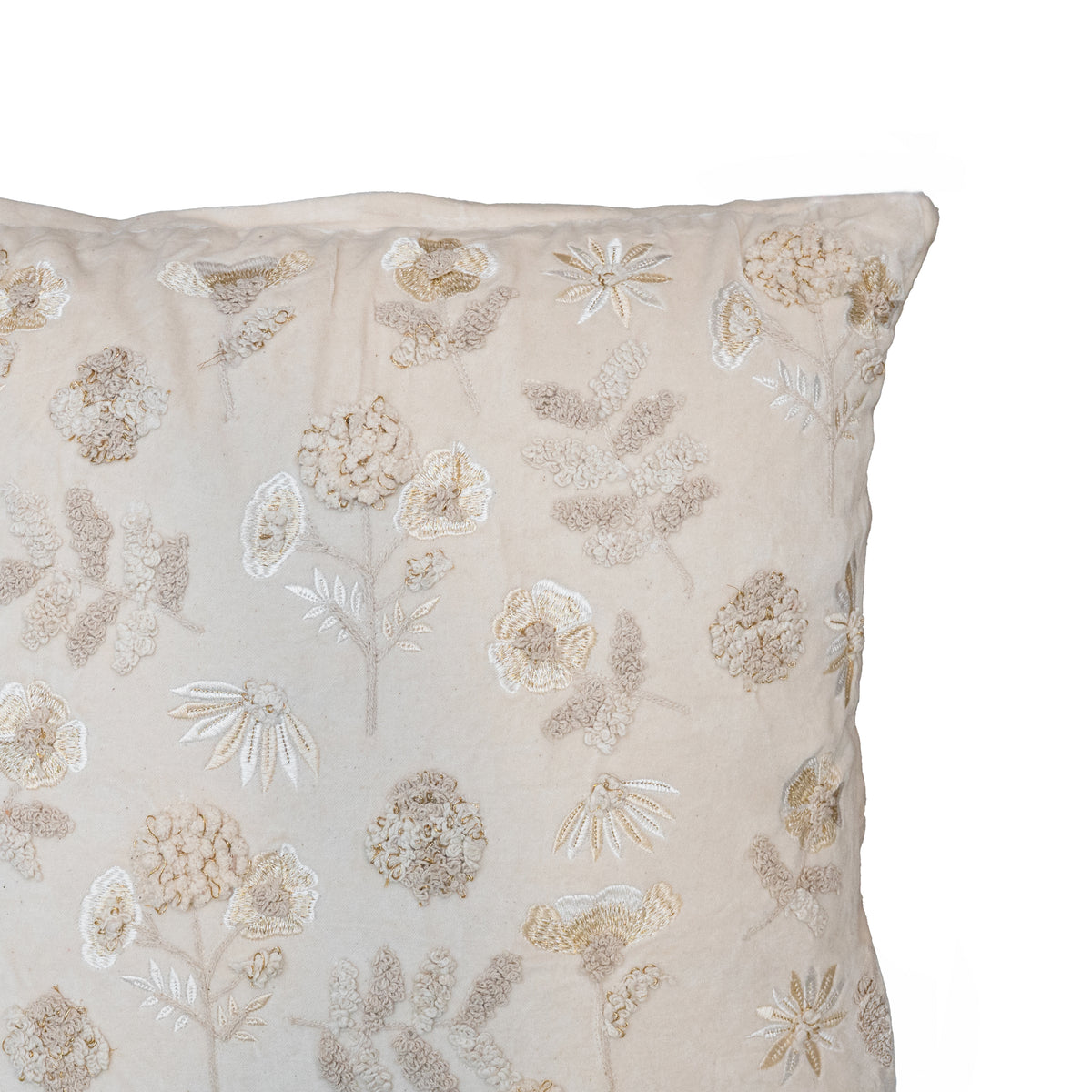 Kissen LALEA handgewebt 50x50cm natur