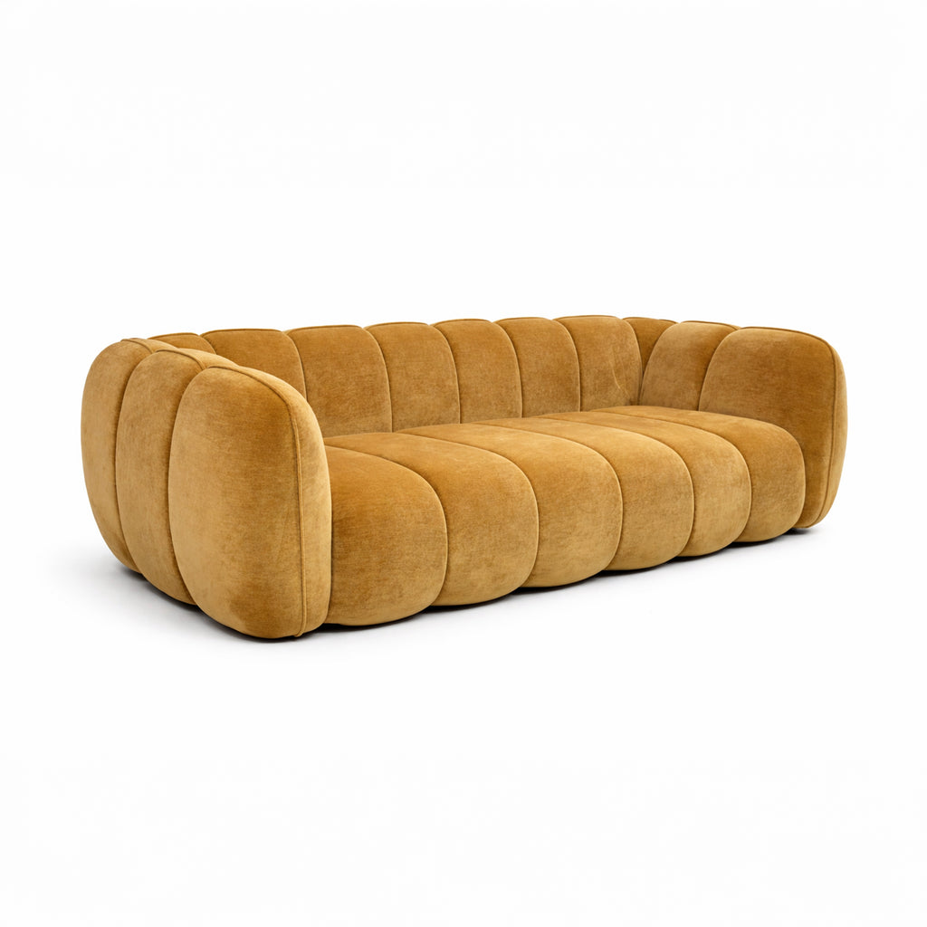 Sofa LENA 220x102x69cm honey