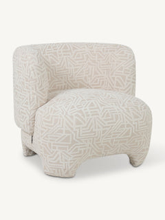 Armchair WENDY 81x79x73cm cream