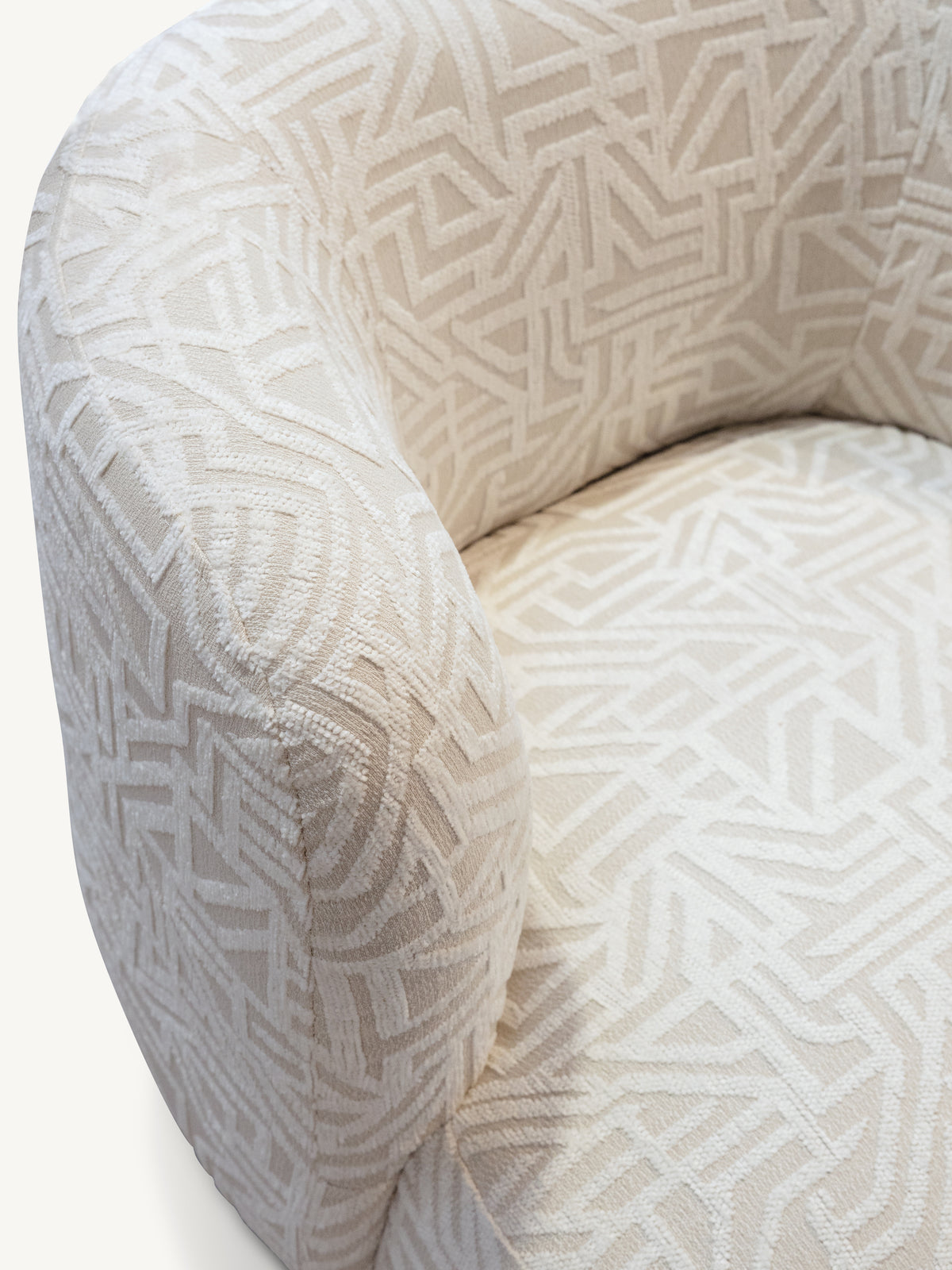 Armchair WENDY 81x79x73cm cream