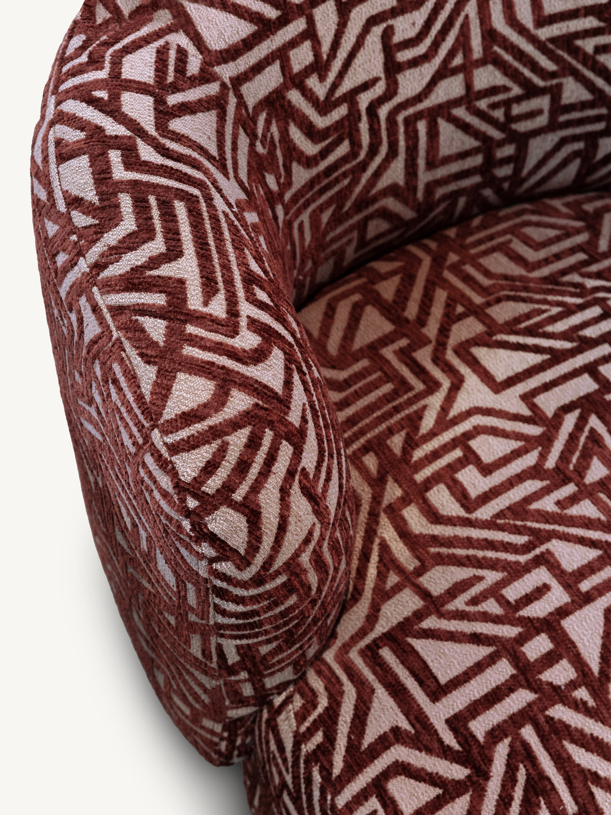Armchair WENDY 81x79x73cm rust