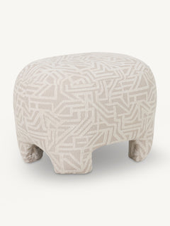 Stool NYRA 53x41x38cm cream