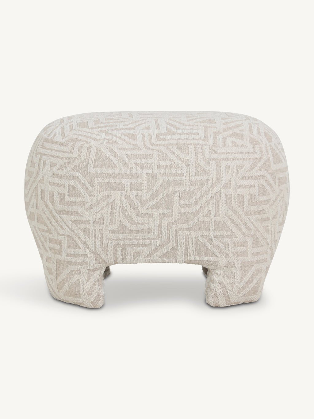 Stool NYRA 53x41x38cm cream