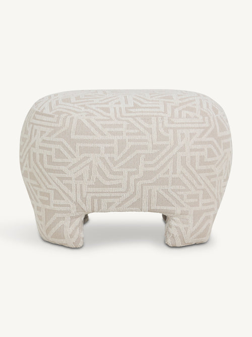 Stool NYRA 53x41x38cm cream