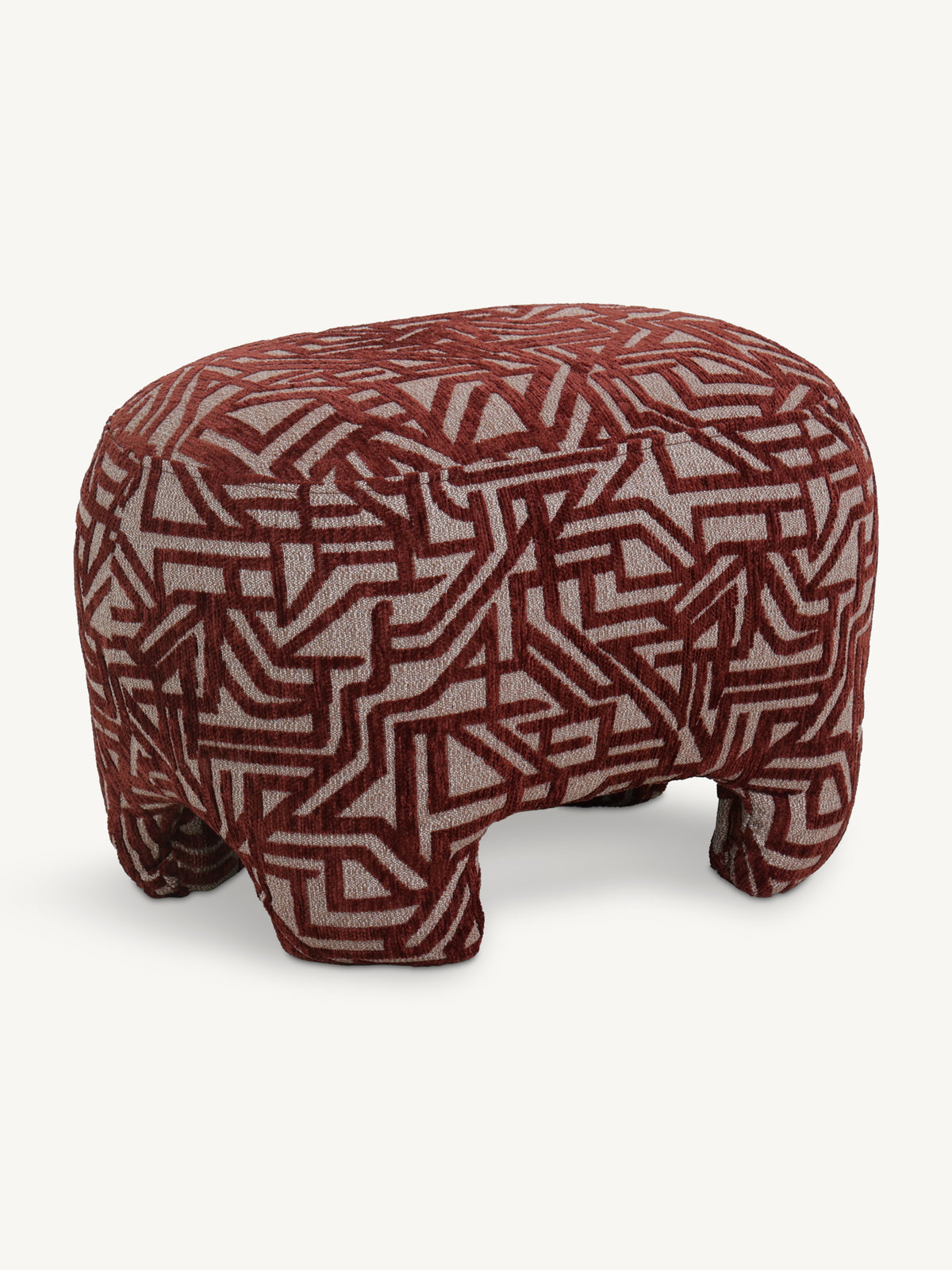 Stool NYRA 53x41x38cm rust