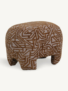 Stool NYRA 53x41x38cm camel