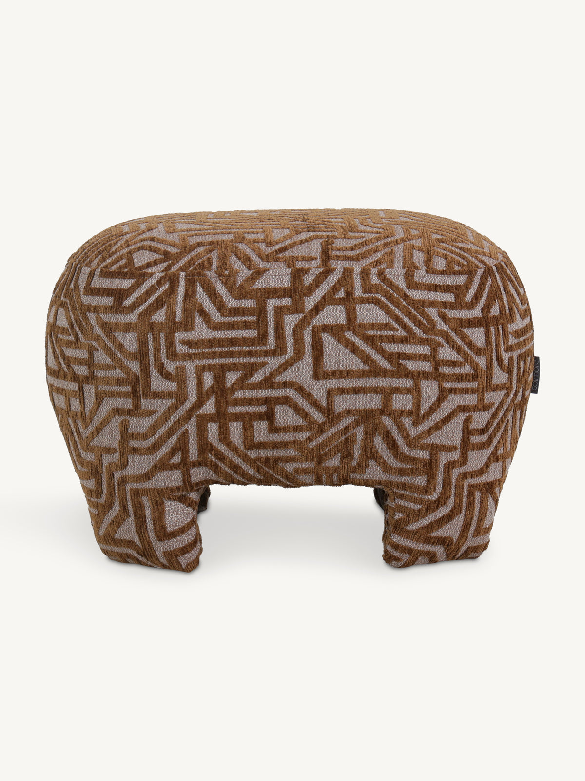 Stool NYRA 53x41x38cm camel
