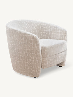 Armchair ELSY 87x80x73cm cream