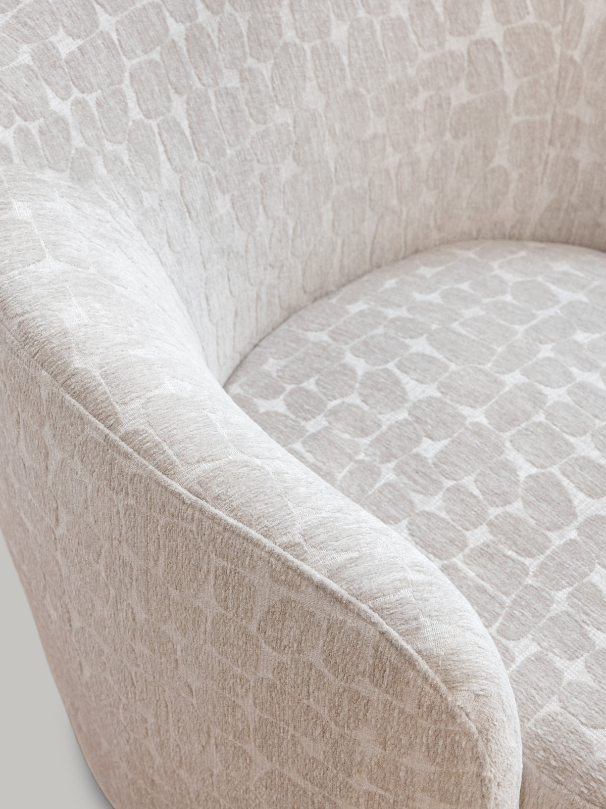 Armchair ELSY 87x80x73cm cream