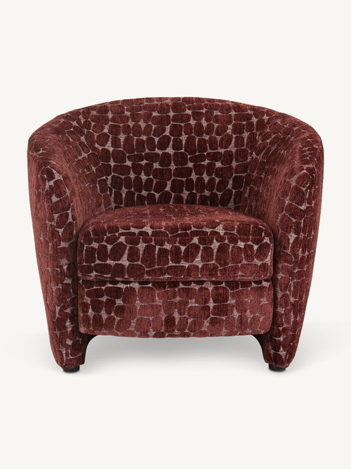 Armchair ELSY 87x80x73cm rust
