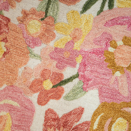 Carpet MARCELLA 100% wool Ø180cm pink