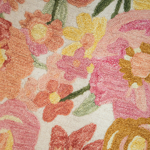 Carpet MARCELLA 100% wool Ø250cm pink