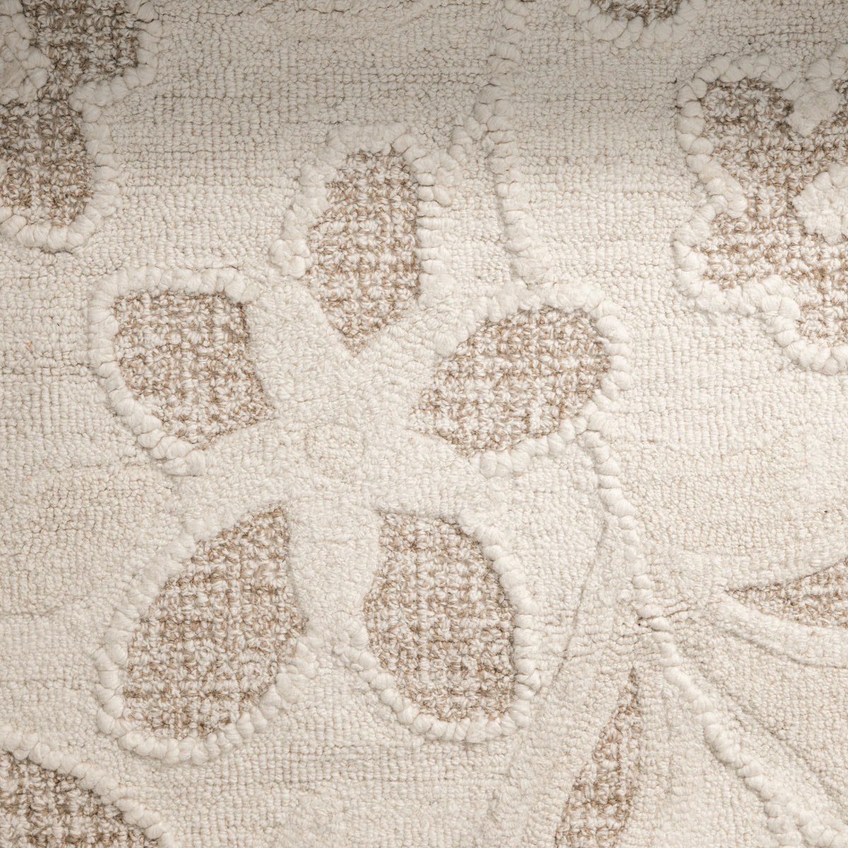 Carpet ROSALINDA 100% wool Ø250cm white