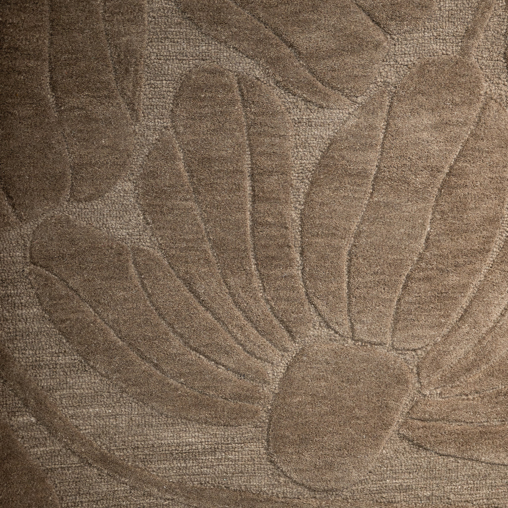 Vloerkleed VIVIANA 100% wol 160x230cm kaki