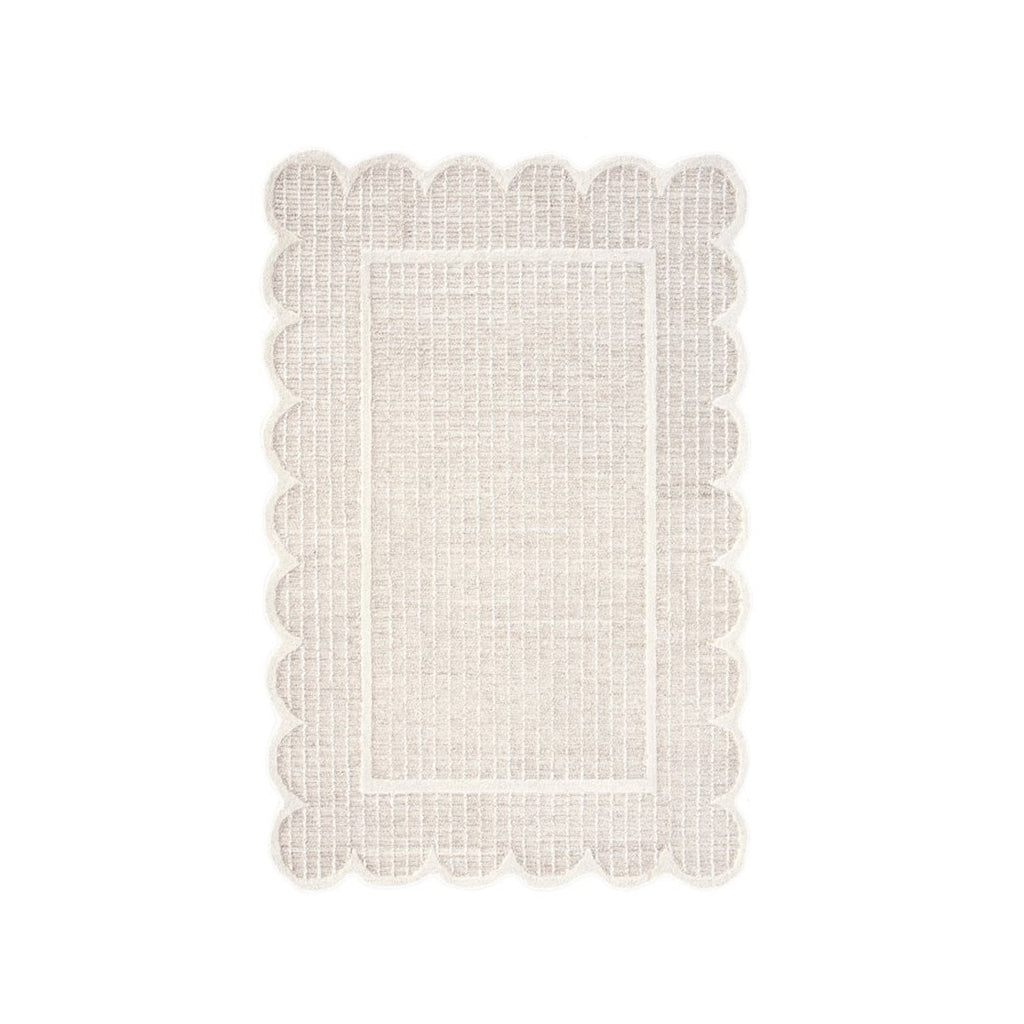 Teppich THEODORA 100% Wolle 160x230cm beige
