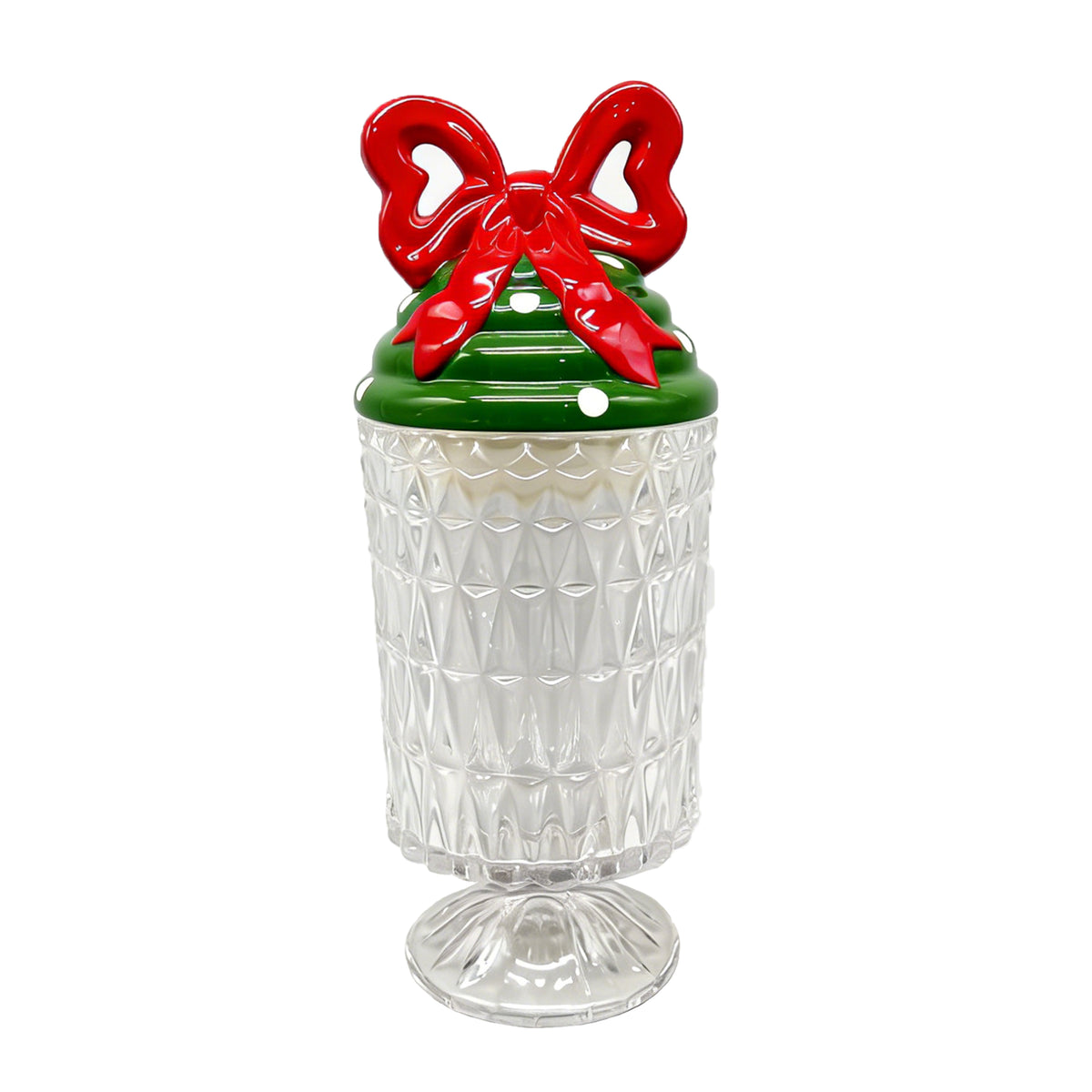 Vorratsglas REJOICE mit Deckel Ø11x28cm rot grün
