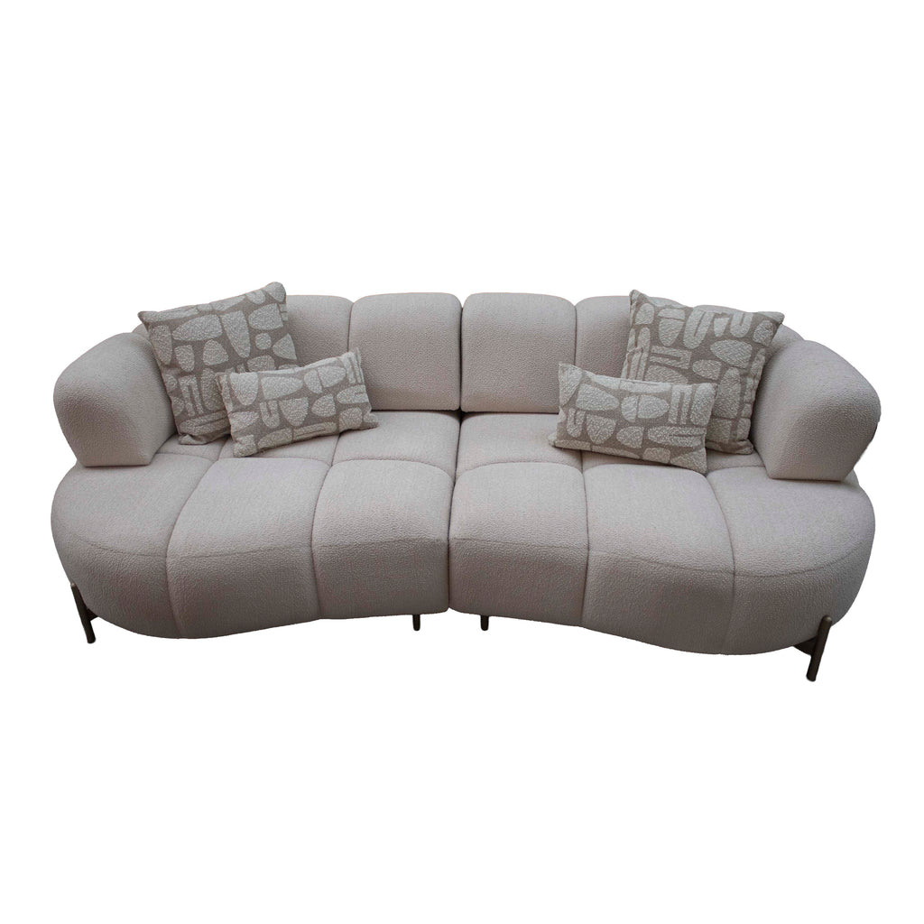 Sofa CLOUD 3-Sitzer 240x115x80 beige