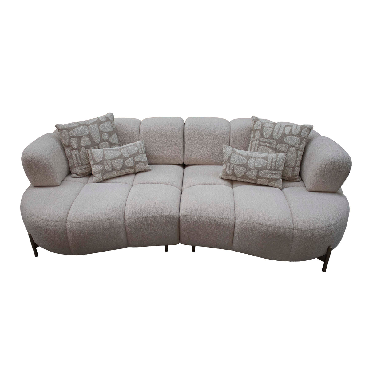 Bank CLOUD 3-zits 240x115x80 beige