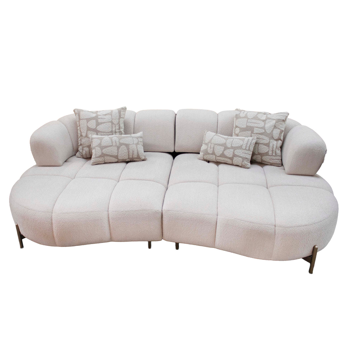 Sofa CLOUD 3-Sitzer 240x115x80 beige