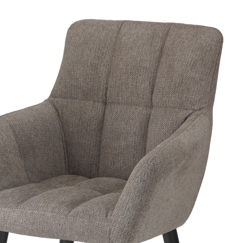 2x Eetkamerstoel ADRIAN 64x61x93cm moonstone grey