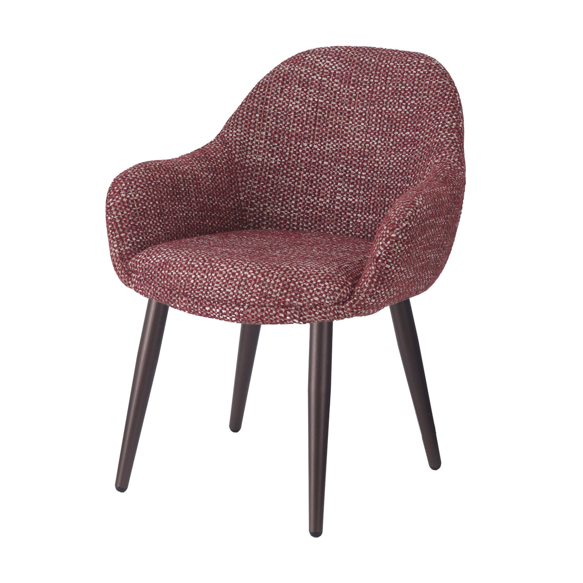 2x Esszimmerstuhl ARCHER 64x61x84cm Cabernet-Rot
