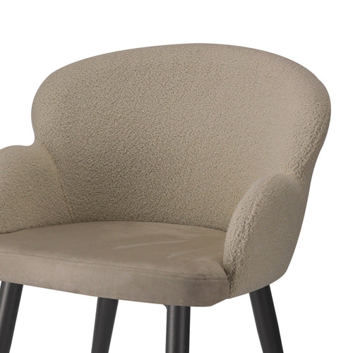 2x Dining chair ANDREW 60x63x79 beige cream