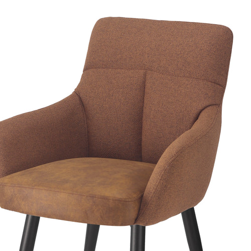 2x Dining chair ARTHUR 65x65x92cm mahogany
