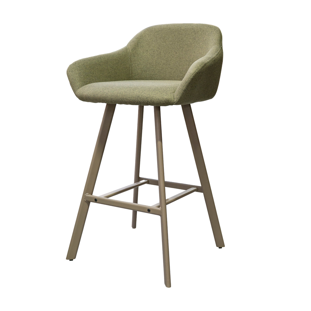 2x Barkruk AMBROSE 60x51x97cm mosgroen