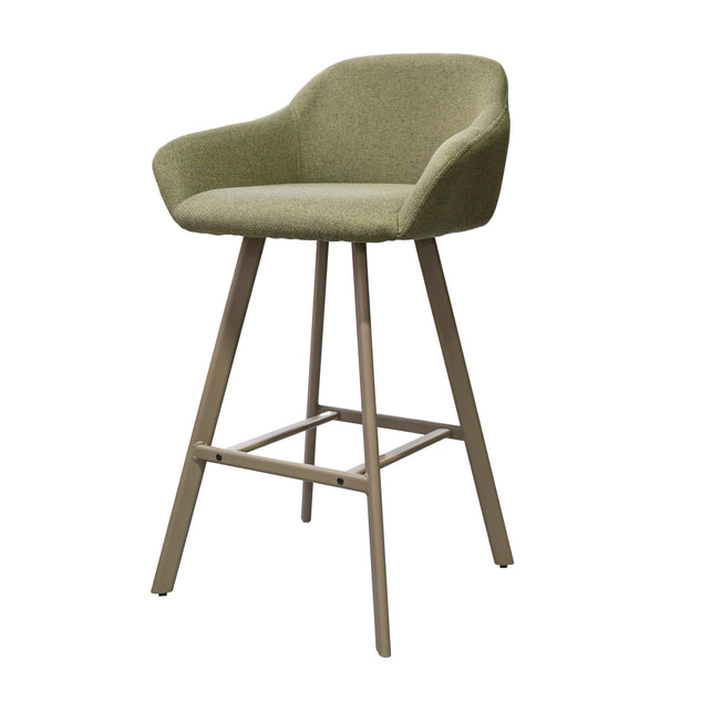 2x Barkruk AMBROSE 60x51x97cm mosgroen
