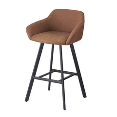2x Barkruk AMBROSE 60x51x97cm mahonie