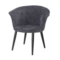 2x Esszimmerstuhl ANTHONY 77x73x79cm Gunmetal-Grau